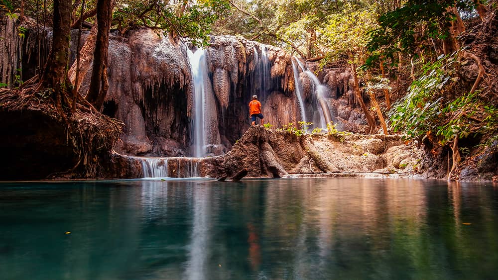 Mata Jitu Waterfall, Moyo Island