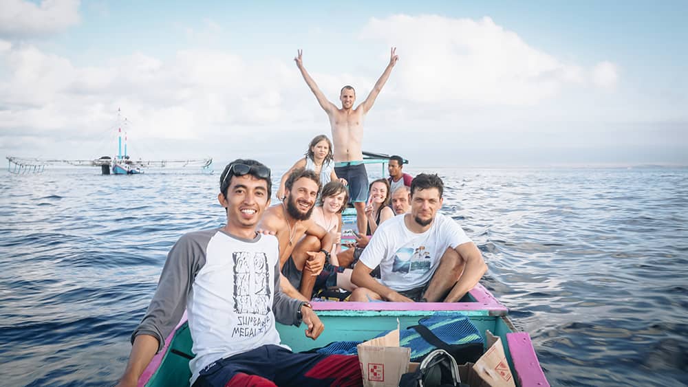 Traditional Fisherman Boat To Saleh Bay